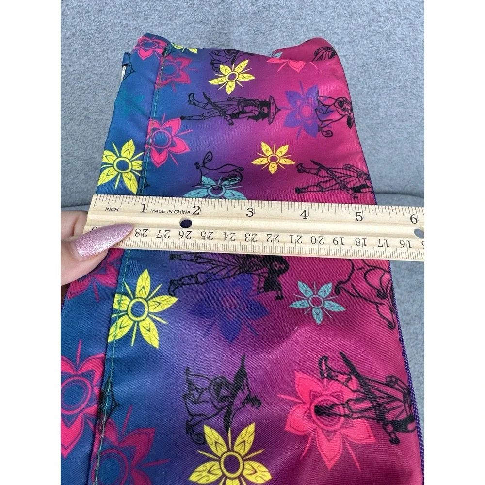 Disney Raya and the Last Dragon Duffle Bag Travel Overnight Kids Purple Rainbow